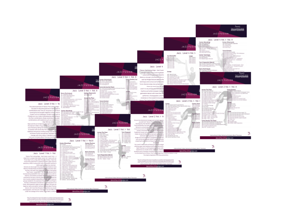 Jazz Level 1 to 4 Syllabus